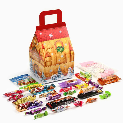 Сладкий детский новогодний подарок С Новым годом, конфеты 1000 г