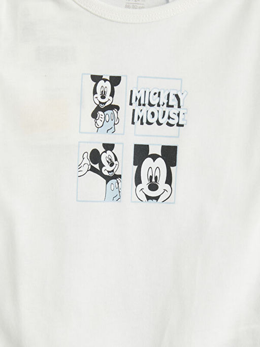 Mickey Mouse Bask?l? Erkek Bebek Z?b?n