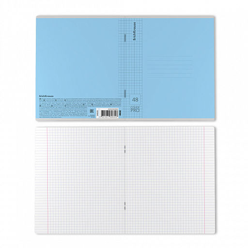 Цена за 5 шт. Тетрадь общая ученическая с пластиковой обложкой на скобе ErichKrause Классика CoverPrо fizzy, А5+, 48 листов, клетка_MIX-PACK фото 30