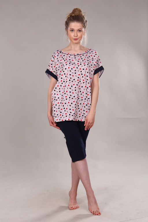 Пижама женская с бриджами ТК-275