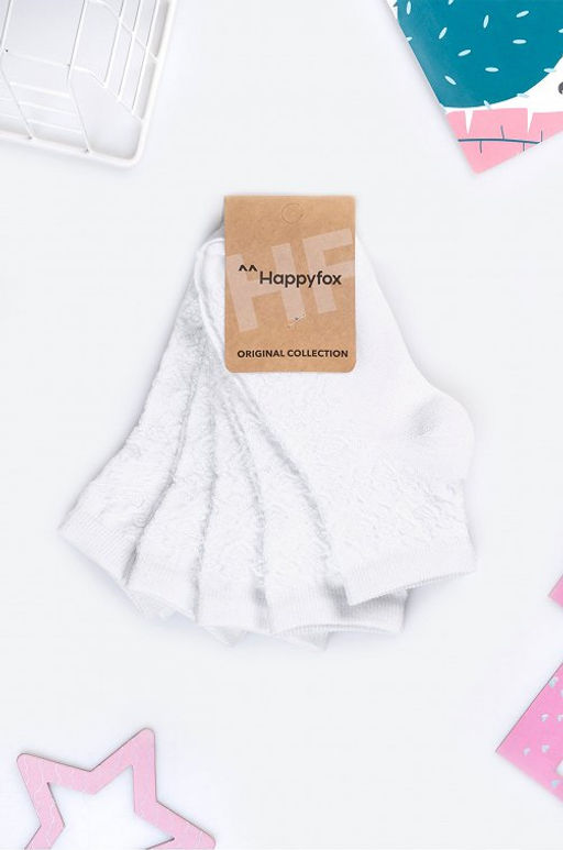 Ажурные носки для девочки 5 шт. Happyfox