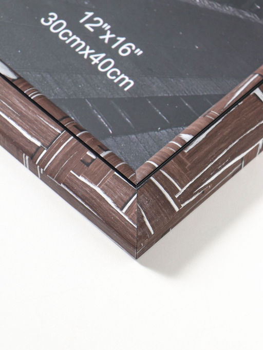 Фоторамка пластик 30х40 см "Моррис" тёмно-коричневый 46х36х2 см