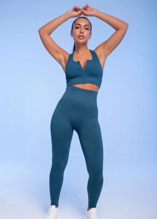 PELICAN, майка-топ спортивная женская, Морская волна фото 2