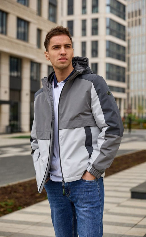 Куртка SCM-KS108-C l.grey - Fine joyce фото 5