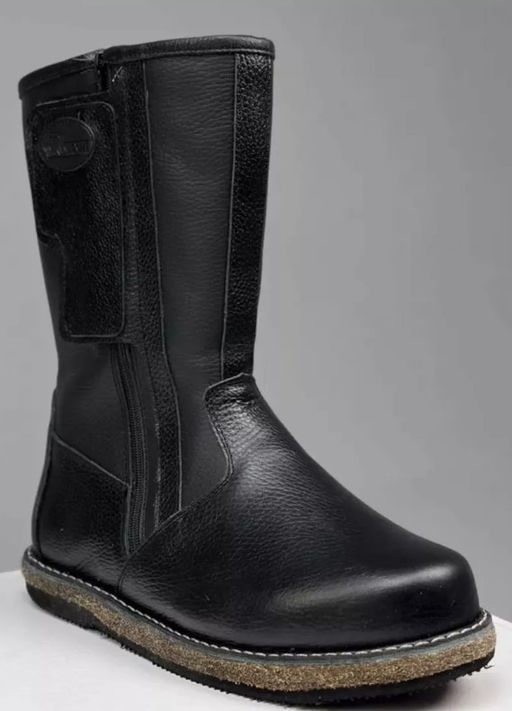 Сапоги мужские Алтай, черные, войлочная подошва