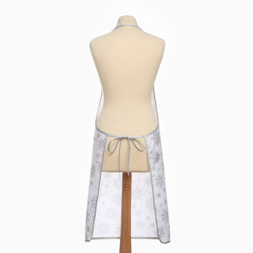 Фартук Доляна Снежинки серебро 70*80 см, 100% п/э  фото 6