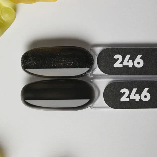 NEW! Гель-лак Glass №246 - серо-черный - Patrisa nail фото 4
