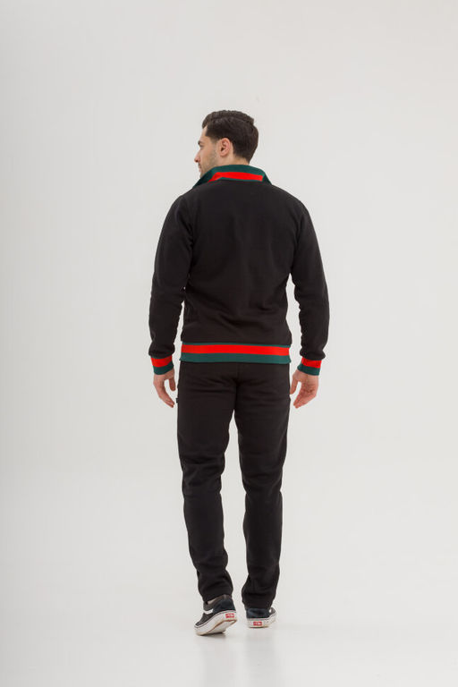 ФУТЕР 3х нитка ИНТЕРСОФТ Мужской костюм, черный - Knitka wear фото 12