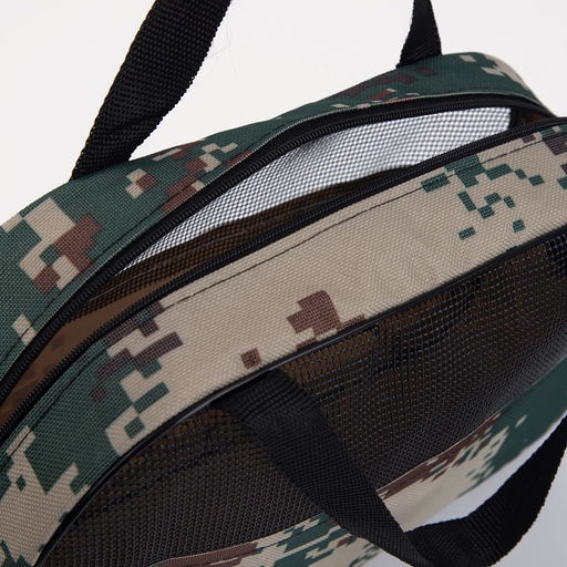 Косметичка на молнии, цвет зелёный/бежевый - Simaland фото 7