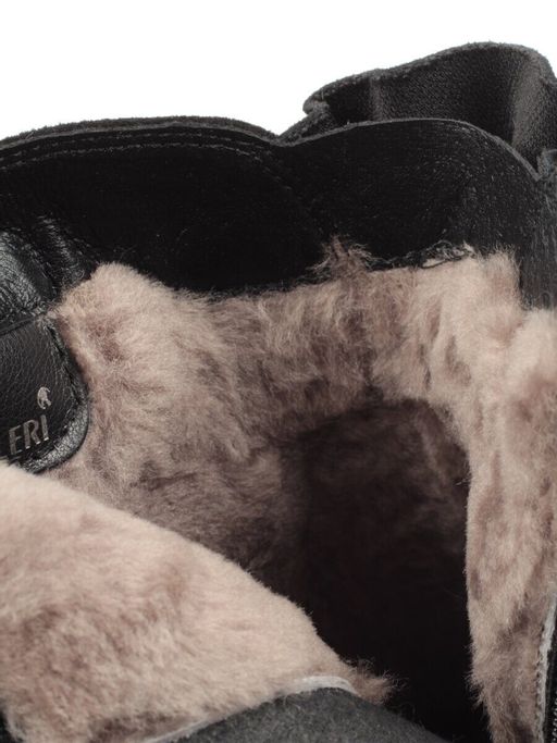 04-M20-6117 BLACK Ботинки женские зимние (натуральная замша, натуральный мех) - Фабричный китай фото 13