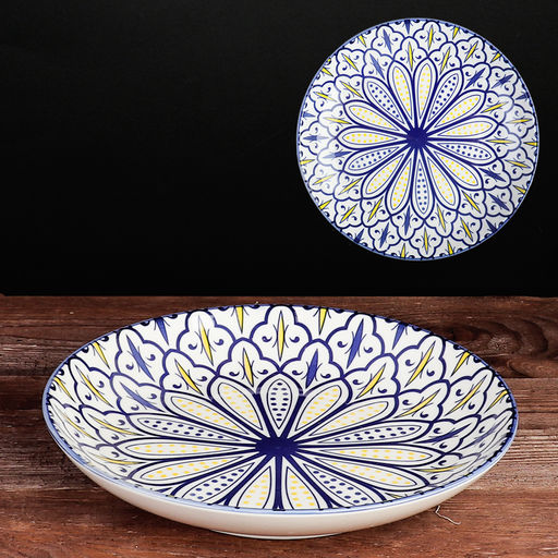 Блюдо круглое глубокое 25 см / ZY019 /уп 36/ - Галеонтрейд фото 9