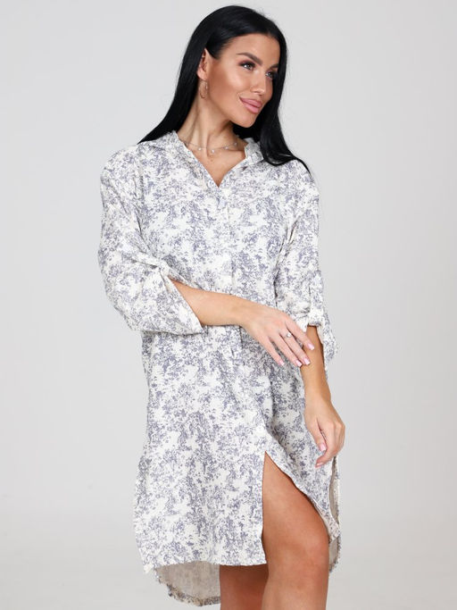 139 ТУНИКА ЖЕНСКАЯ ПЛЯЖНАЯ (Серый) - А-дина фото 4