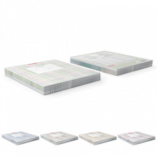 Цена за 200 шт. Тетрадь школьная ученическая ErichKrause Optima Новая шотландка ассорти, 18 листов, клетка (в плёнке по 10 шт.)  фото 9