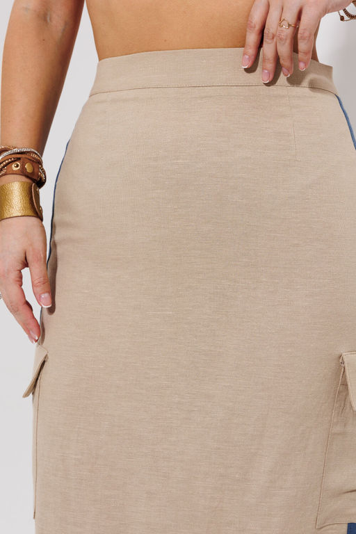 Костюм Galean Style 964 беж с синим