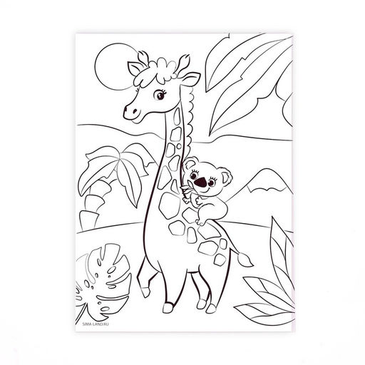 Аппликация стикерами «Карта мира», набор для творчества, стикерная мозаика