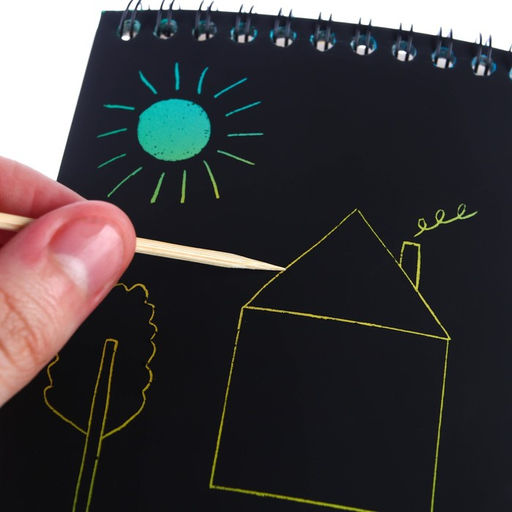 Гравюра блокнот детский «Щенячий патруль», 10 листов, наклейки