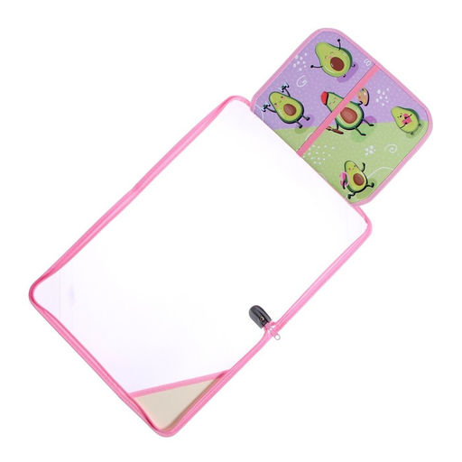 Папка для труда, А4, пластиковая, 23×32.5×2.5 см «Авокадо»