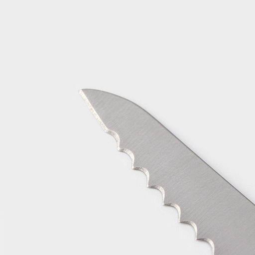 Набор кухонных принадлежностей на подставке Ardone, 7 предметов: 5 ножей, мусат и ножницы, цвет хромированный - Simaland фото 20