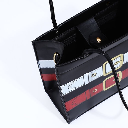 Сумка женская, тоут на молнии, цвет чёрный - Simaland фото 7