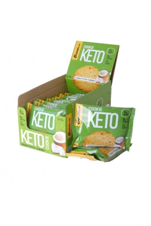 Кето печенье кокос с миндалем 1 шт.