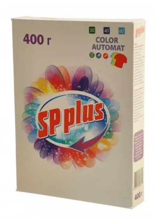 SP PLUS стир.порошок 400гр Колор Автомат (картон)