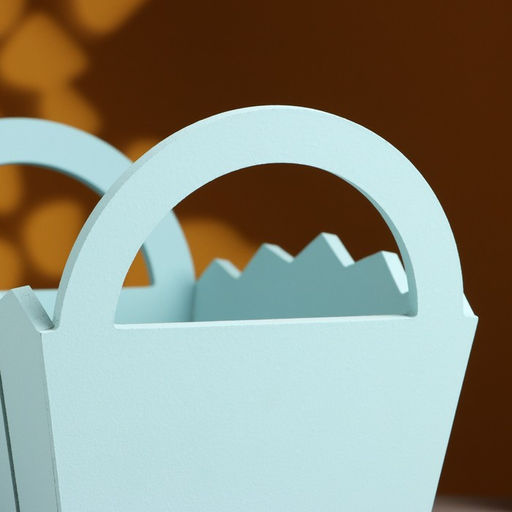 Кашпо деревянное 251617 см Мария, ручки боковые, МДФ, Серо-голубой - Дарим красиво фото 4