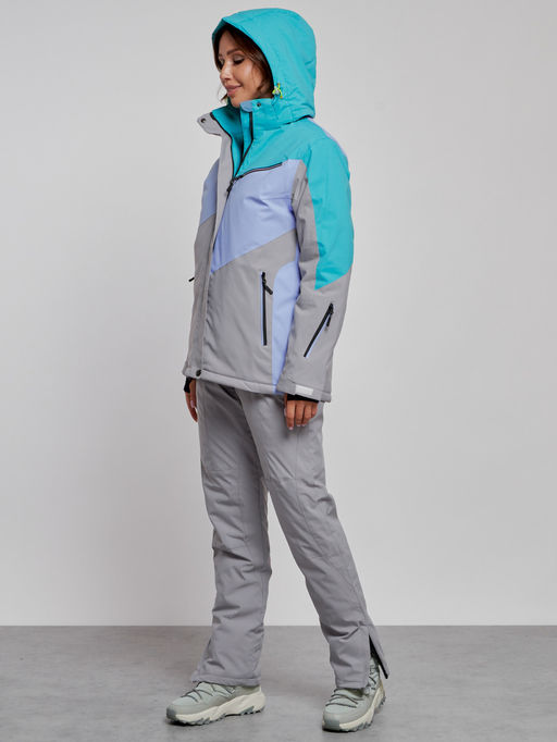 Горнолыжный костюм женский зимний зеленого цвета 02319Z - Chunmai фото 2