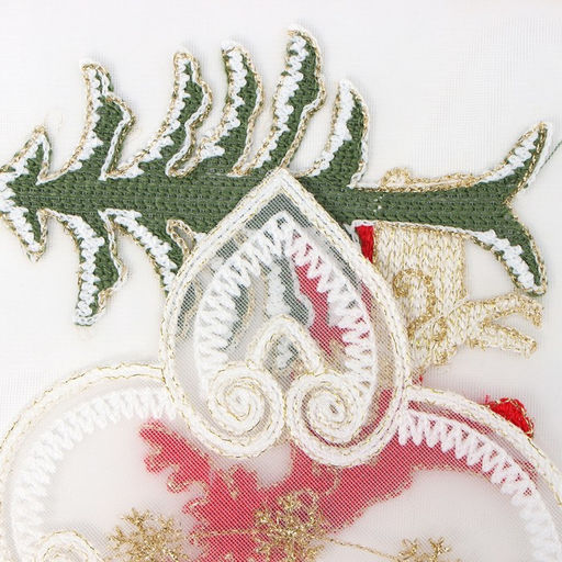 Скатерть Этель Сказочная с вышивкой, 85 х 85 5 см, п/э  фото 6