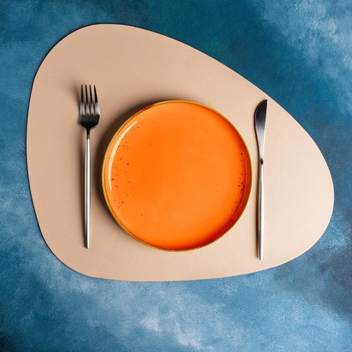 Цена за 12 шт. Салфетка сервировочная на стол Доляна Тэм, 4535 см, цвет персиковый  фото 5