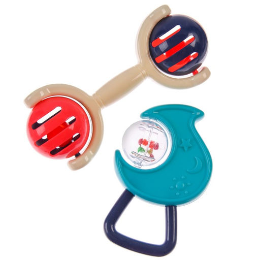 Набор погремушек - прорезывателей Крошка Я «Растем вместе», 8 шт., МИКС