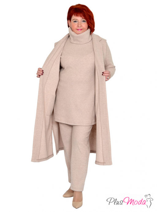Свитер Модель №1432 размеры 44-84 - Plusmoda фото 14