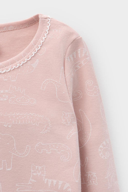 К 1601/24/зоопарк на дымчатой розе пижама дет