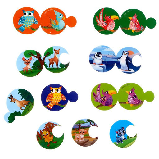 Пазлы Мама, папа и малыш - Лесная мастерская фото 3