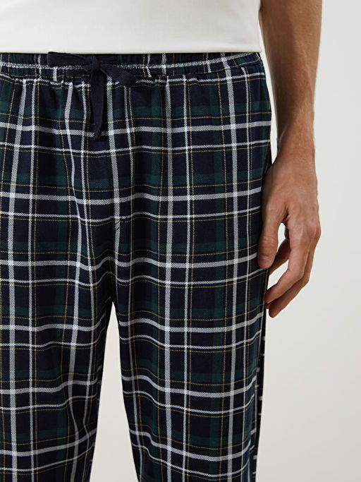 Standart Kal?p Ekose Erkek Pijama Alt