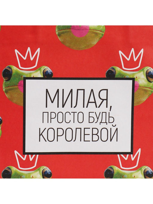 Цена за 2 шт. Пакет подарочный, упаковка, Королева, 22?22?11 см