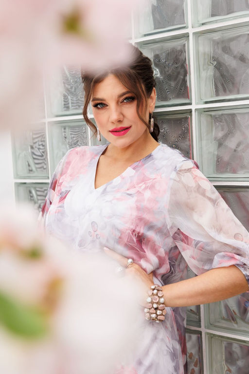 Платье ANELLI 1605 розовый сапфир  фото 8