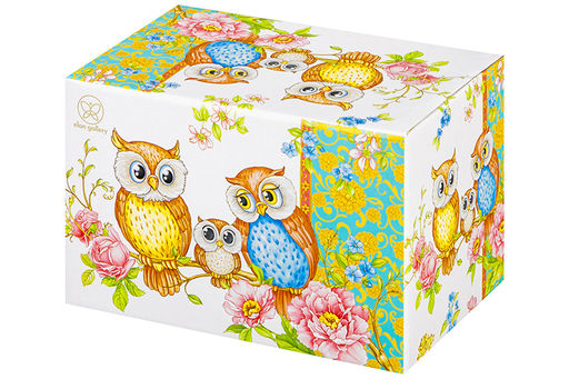 Набор 2 блюд д/холодца 800 мл 20*12,5*11,5 см Совушки NEW BONE CHINA - Elan gallery фото 15