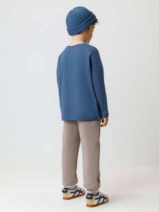 КР 400784/коричневый брюки для мал