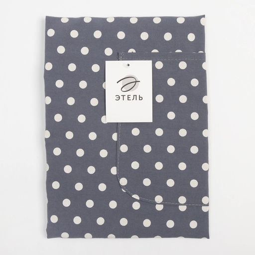 Фартук Этель Горошек цв.серый 78 х80 см, 100% п/э  фото 7