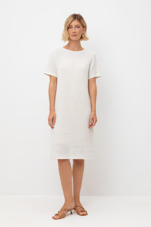 ЕВ 527/молочный платье жен