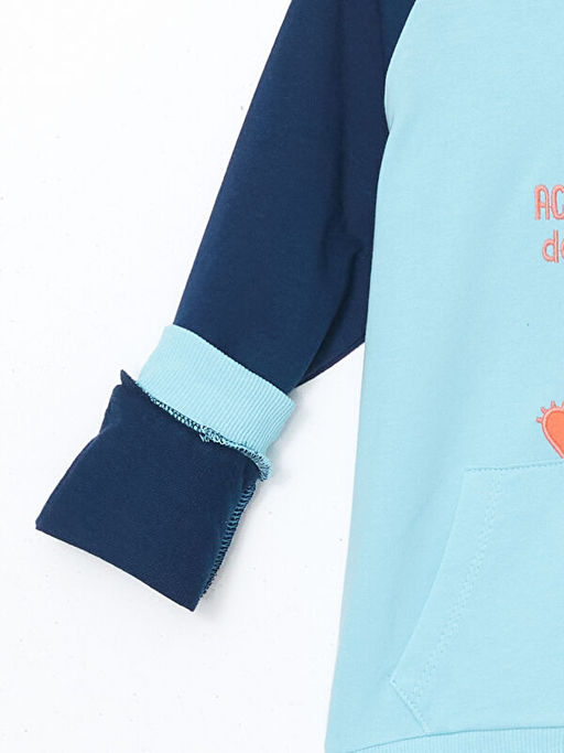 Kap??onlu Erkek ?ocuk Sweatshirt - Waikiki фото 3