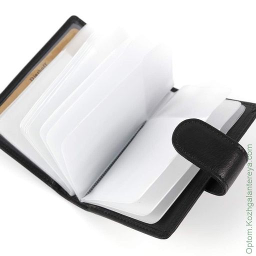 Мужская кожаная визитница Dierhoff Д 8131-010 - Sergio valentini фото 2