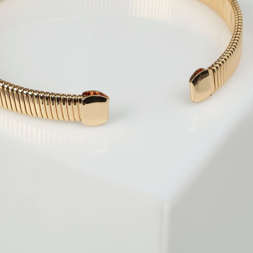 Чокер Рельеф широкий, 2 см, цвет золото - Queen fair фото 2