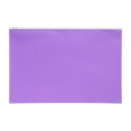 Набор папок-конвертов на ZIP-молнии A4, 180 мкм, Calligrata «Акварель», полупрозрачные, 5 штук, МИКС