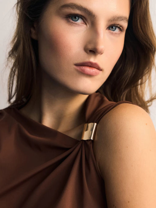 Топ с декоративным узлом / Zarina  фото 2