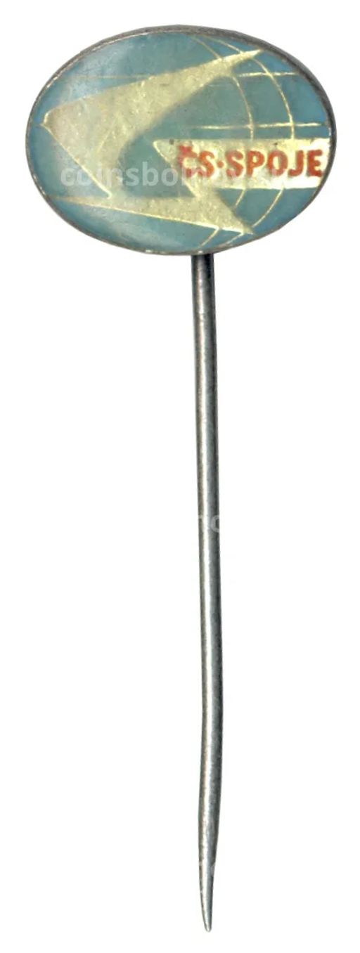 Значок рекламный CS Spoje (Чехословакия)