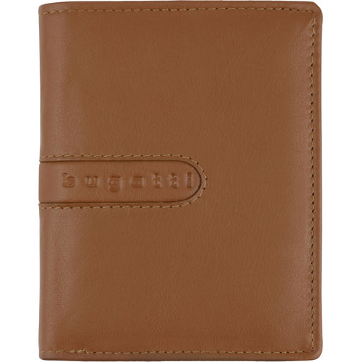 Портмоне BUGATTI Bomba,защ RFID,коньяч,кожа козы/полиэс,10х2х12,5, 49135107