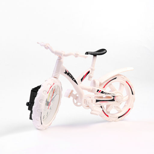 Часы настольные будильник детский «Велосипед», циферблат d-6.5 см, 12×22 см