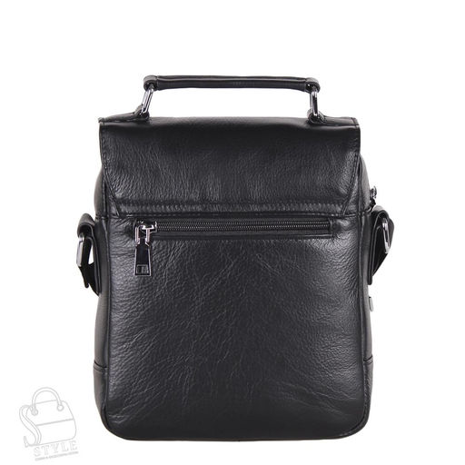 Сумка мужская кожаная 2066BSH black Heanbag