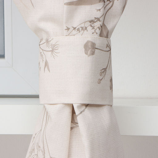 Комплект штор для кухни с подхватами Этель Flower herbarium, 149×180 см - 2 шт.